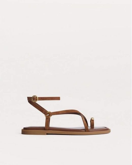 Rag & Bone Natural Geo Toe Ring Sandals