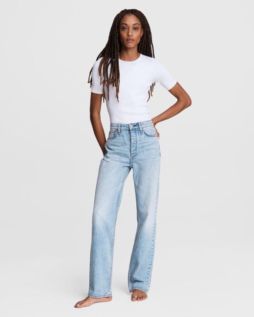 rag and bone jeans white