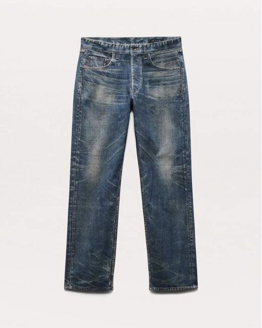 Rag & Bone Blue Miramar Canvas Fit 4 Pants for men