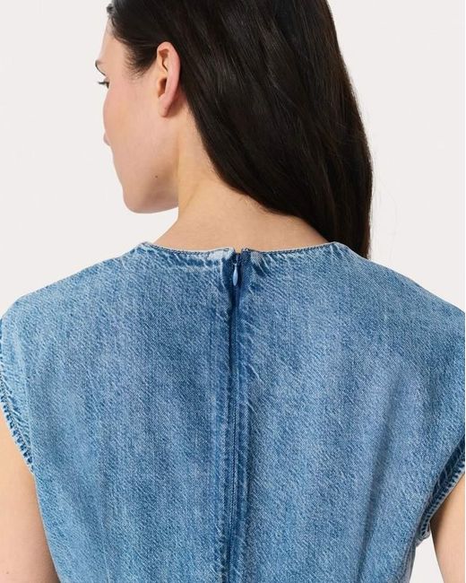 Rag & Bone Blue Ava Denim Top
