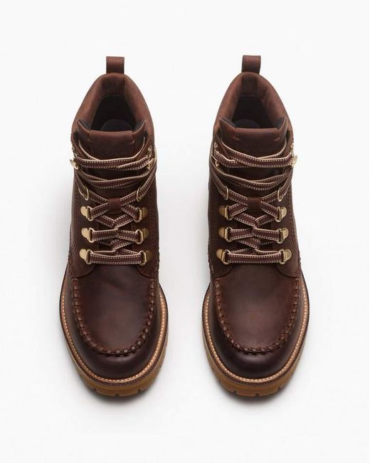 Rag & Bone Brown Cameron Leather Hiking Boots