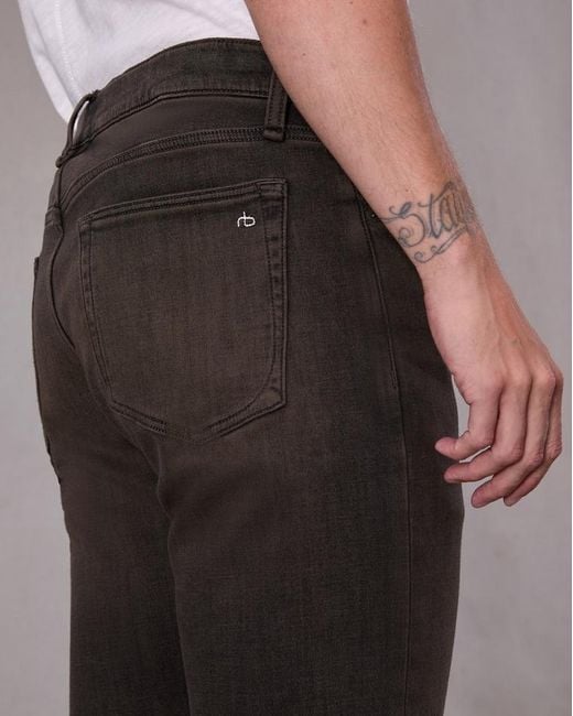 Rag & Bone Gray Fit 2 Slim Fit Jean for men