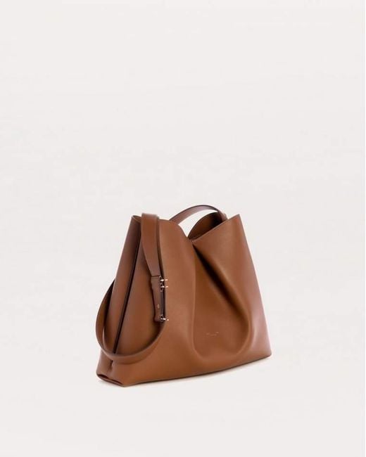 Rag & Bone Brown Bloom Large Calf Leather Crossbody Bag