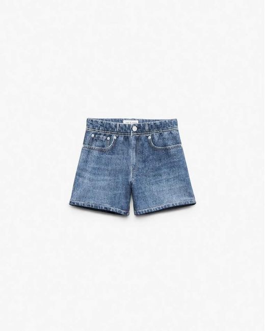 Rag & Bone Blue Mini Miramar Shorts