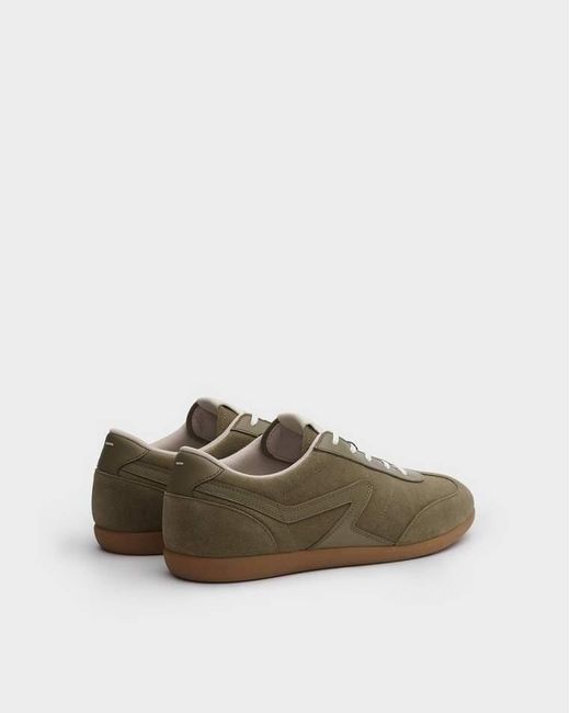 Rag & Bone Green Retro Leather Legacy Trainers for men