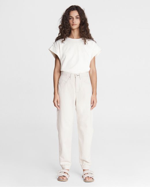 Rag \u0026 Bone Denim Engineered Faux Jeans 
