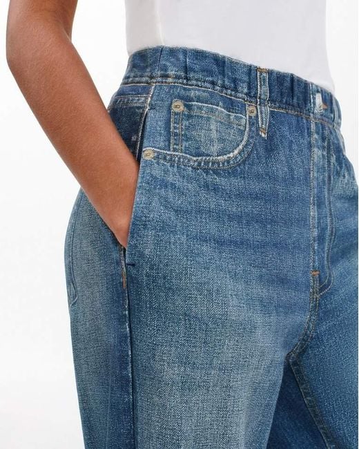 Rag & Bone Blue Miramar Wide-leg