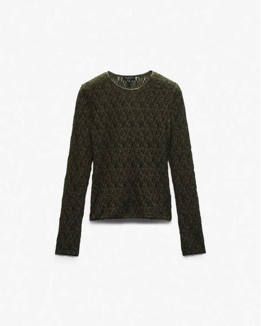 Rag & Bone Black Ellie Lace Top