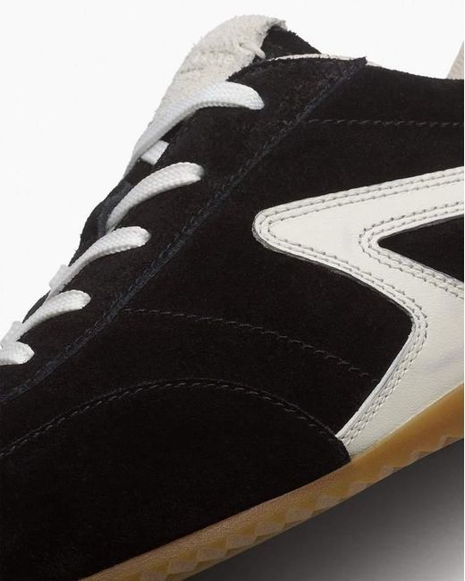 Rag & Bone Black Ultra Slim Retro Runner Sneakers