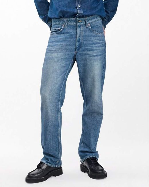 Rag & Bone Blue Miramar Fit 4 Straight Pants for men