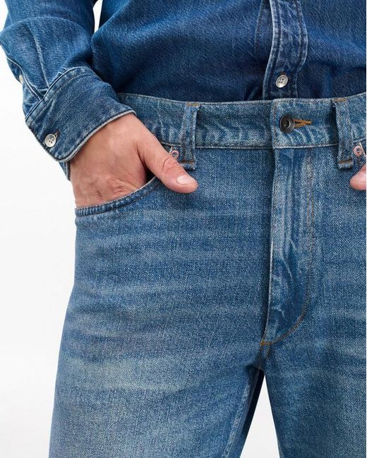 Rag & Bone Blue Miramar Fit 4 Straight Pants for men