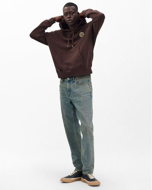 Rag & Bone Brown Sour Face Embroidered Hoodie