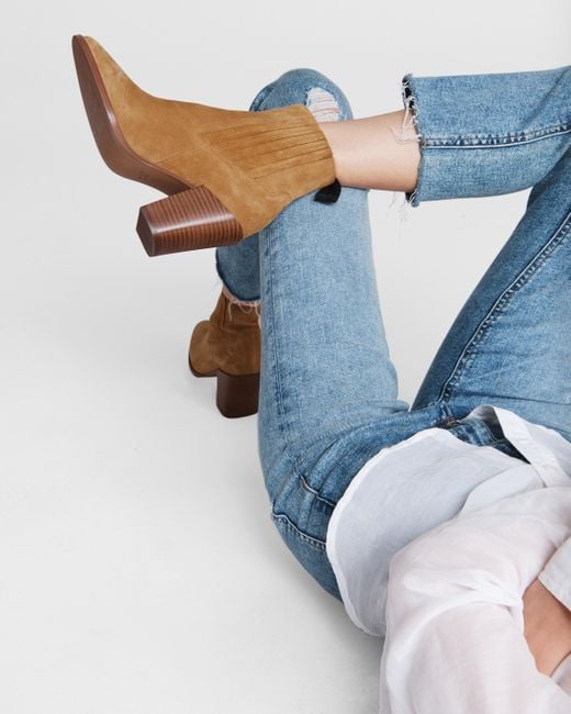 Rag & Bone Rover High Boot - Suede Chelsea Ankle Boot - Lyst