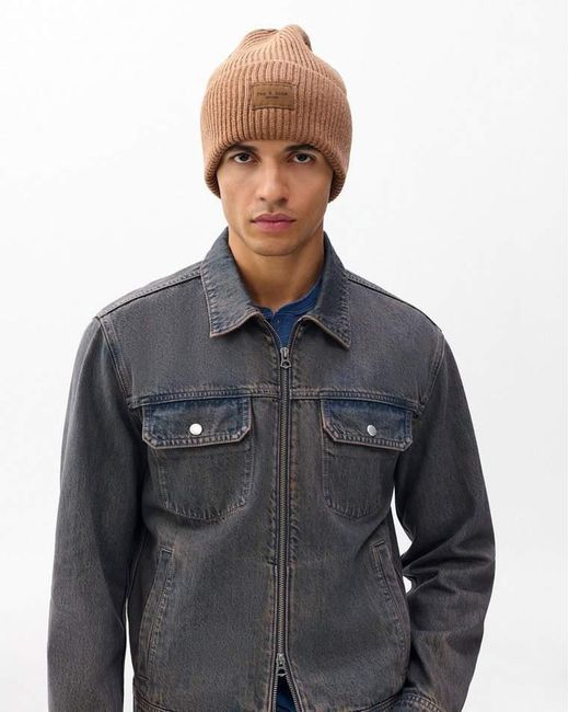 Rag & Bone Brown Blake Wool Beanie