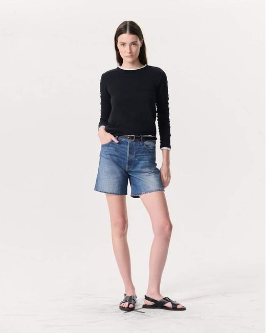 Rag & Bone Blue Miramar Terry Kaia Shorts