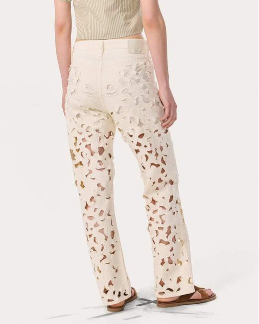 Rag & Bone Natural Logan Wide-Leg Jeans