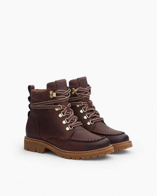 Rag & Bone Brown Cameron Leather Hiking Boots