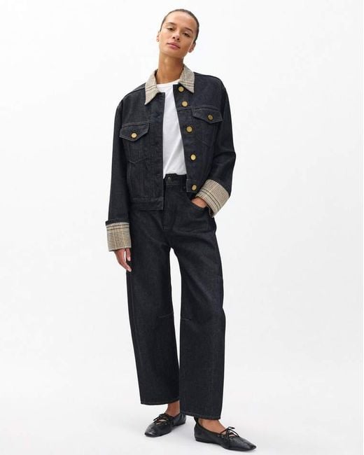 Rag & Bone Blue Harriet Denim Trucker Jacket