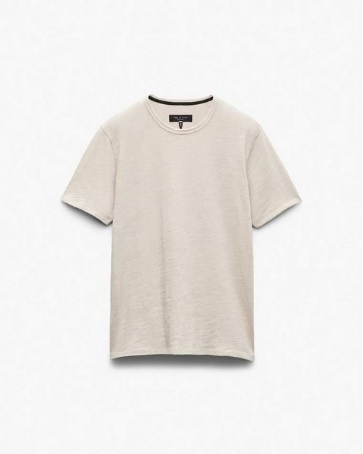 Rag & Bone White Classic Flame Tee for men