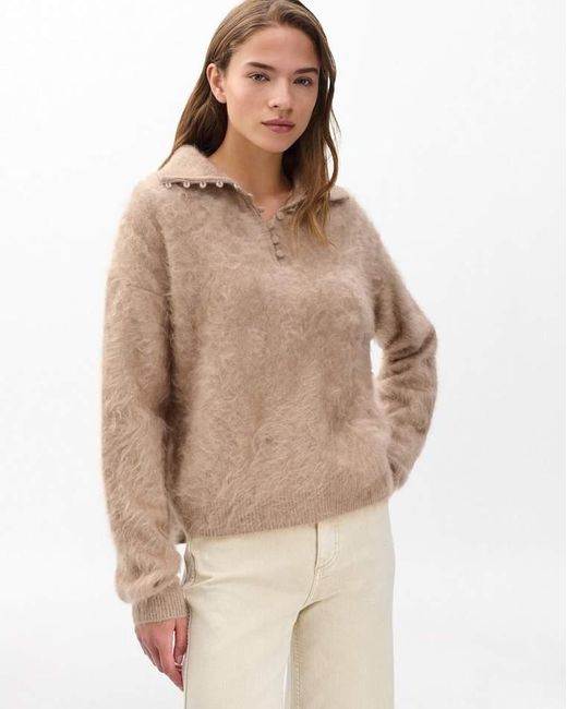 Rag & Bone Brown Jada Brushed Cashmere Sweater
