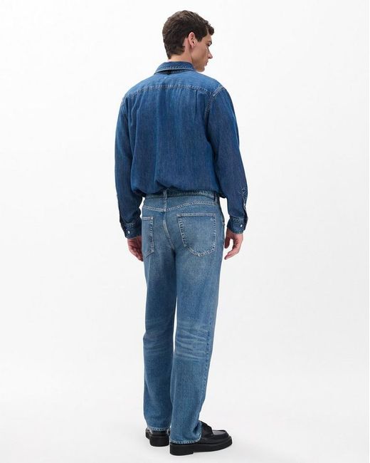 Rag & Bone Blue Miramar Fit 4 Straight Pants for men