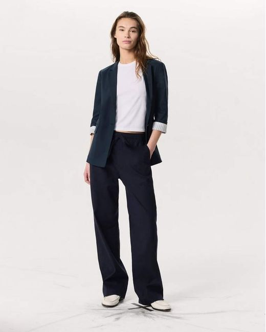 Rag & Bone Blue Jennie Linen-Blend Blazer