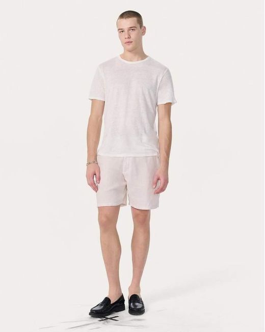 Rag & Bone Natural Classic Linen Tee for men