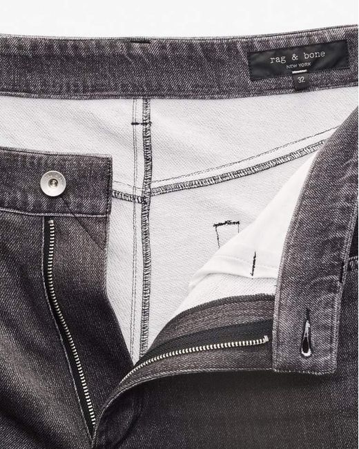 Rag & Bone Blue Miramar Fit 4 Straight Pants for men