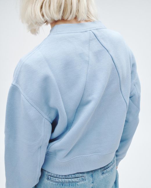 Rag & Bone Blue Vintage Terry Sweatshirt