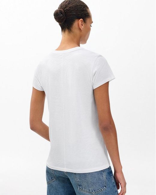 Rag & Bone White We Love Nyc Graphic Tee