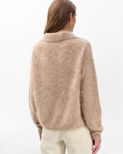 Rag & Bone Brown Jada Brushed Cashmere Sweater