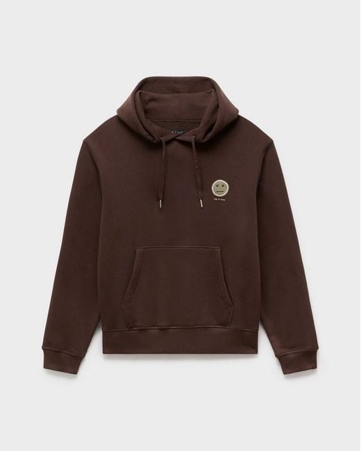 Rag & Bone Brown Sour Face Embroidered Hoodie