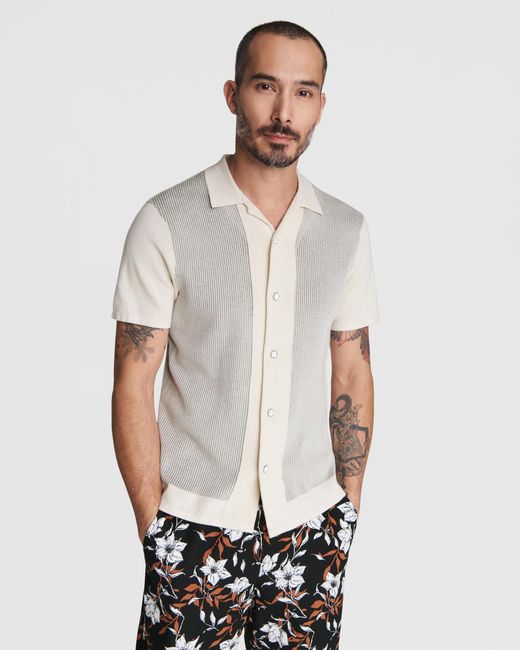 knit camp shirt