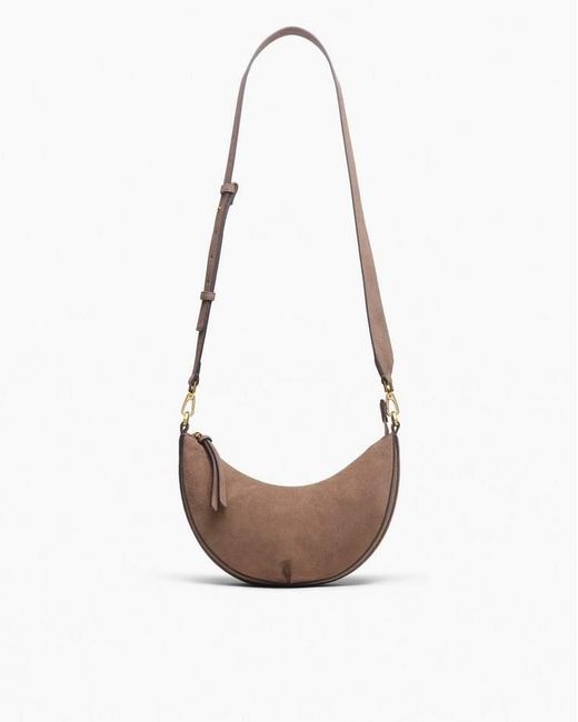 Rag & Bone White Alix Suede Crossbody Bag
