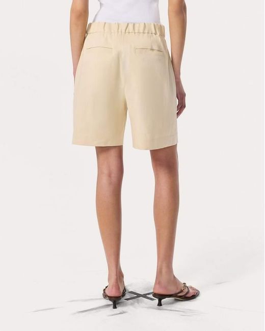 Rag & Bone Natural Leona Linen-Blend Shorts