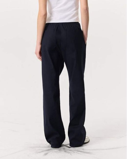 Rag & Bone Blue Logan Linen-Blend Beach Pants