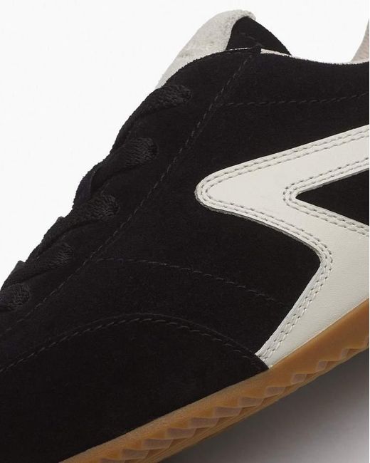 Rag & Bone Black Ultra Slim Retro Runner Sneakers