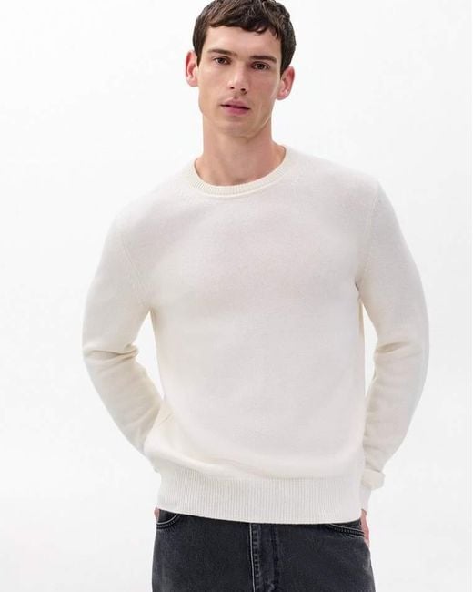 Rag & Bone White Declan Cashmere Sweater