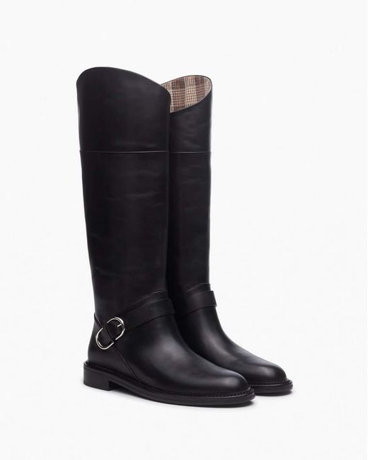 Rag Bone Women's Black Hayden Leather Riding Boots