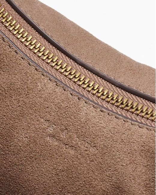 Rag & Bone White Alix Suede Crossbody Bag