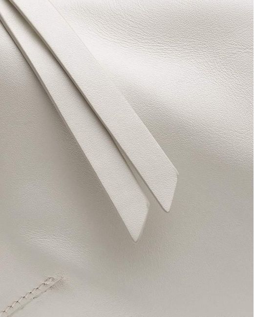 Rag & Bone White Mercer Small Leather Hobo Bag