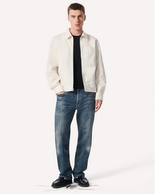 Rag & Bone Natural Simon Denim Garage Jacket for men