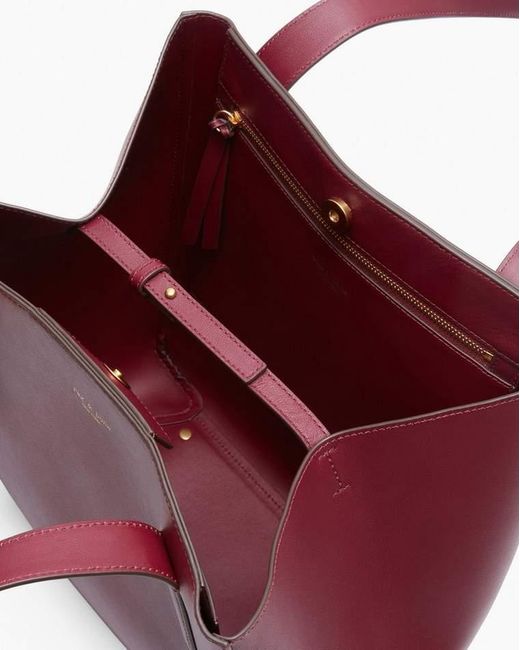 Rag & Bone Purple Parker Leather Tote