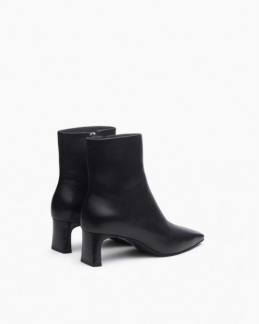 Rag & Bone White Avery Zip Leather Ankle Boots