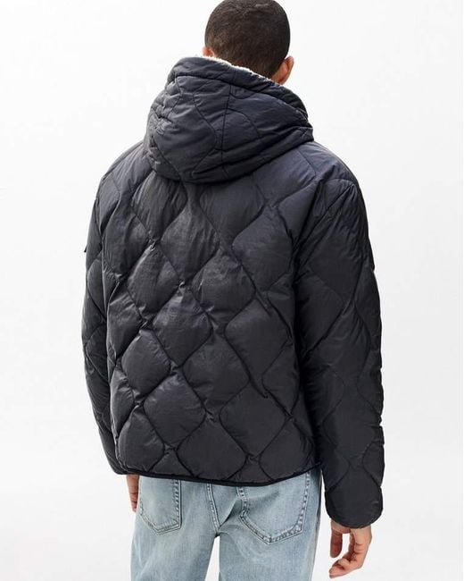 Rag & Bone Blue Dane Quilted Hooded Jacket