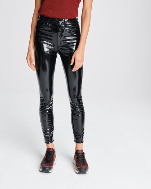 rag and bone vinyl pants