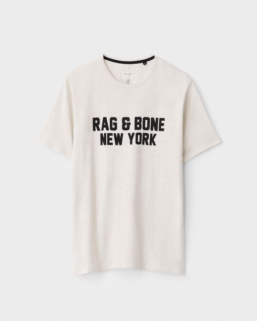 Rag \u0026 Bone Established Flame Cotton Tee 