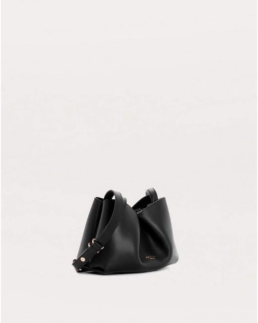 Rag & Bone Black Bloom Small Calf Leather Crossbody Bag
