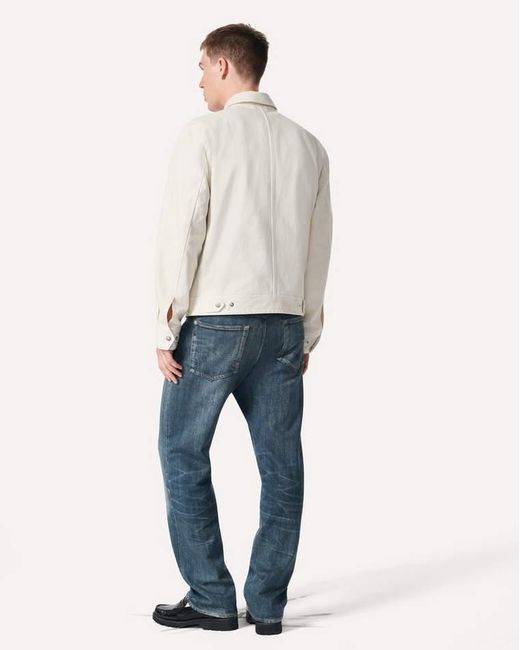 Rag & Bone Natural Simon Denim Garage Jacket for men