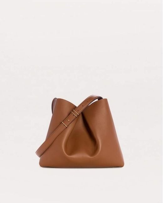 Rag & Bone Brown Bloom Large Calf Leather Crossbody Bag